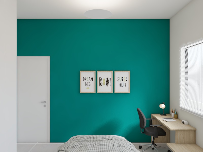 Quarto meninos porta